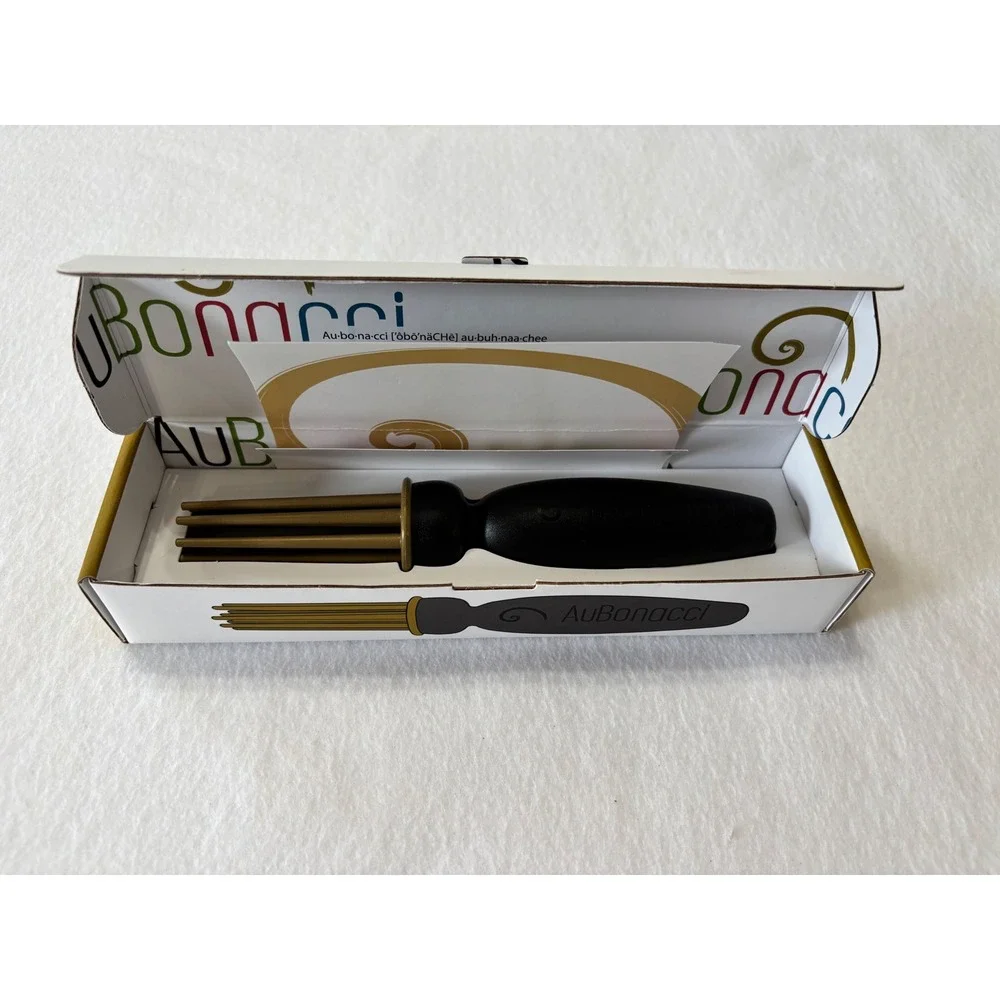 AuBonacci Styler Hair Styling Tool for Curly Hair Volume and Lift Black Gold